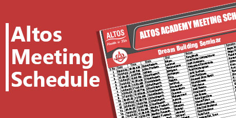 Altos Meeting Schedule
